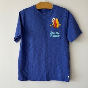 Blue Kids T-Shirt with Fun Graphic
